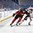 BUFFALO, NEW YORK - JANUARY 2: Canada's Michael McLeod #20 attempts to play the puck while fending-off Switzerland's Philipp Kurashev #23 during quarterfinal round action at the 2018 IIHF World Junior Championship. (Photo by Matt Zambonin/HHOF-IIHF Images)

